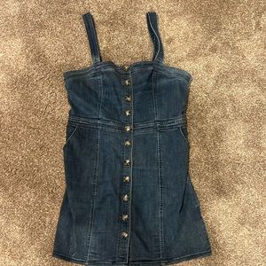 Express denim dress, size L.  Worn once, like new condition